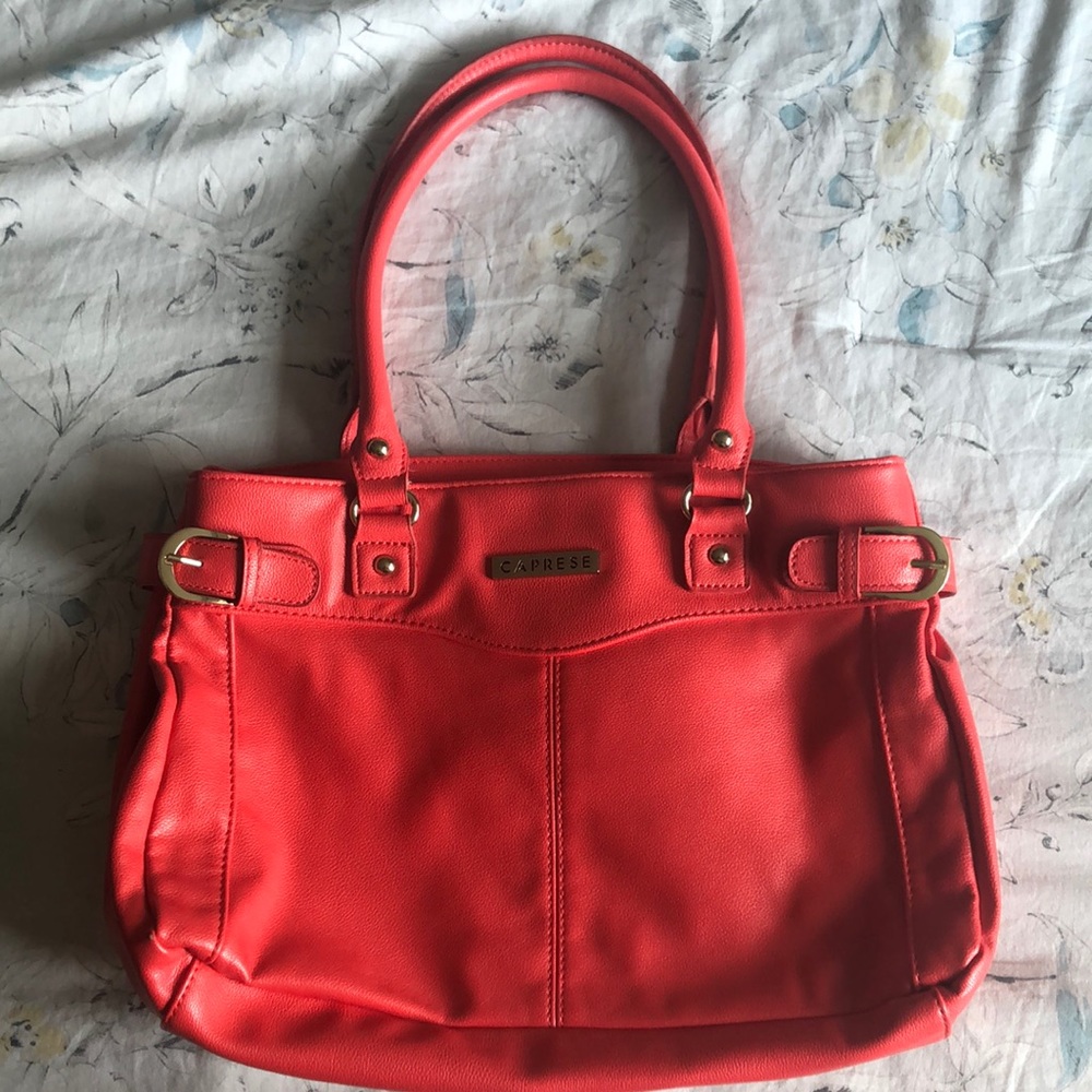 Caprese purse, barely used, dark peach tone